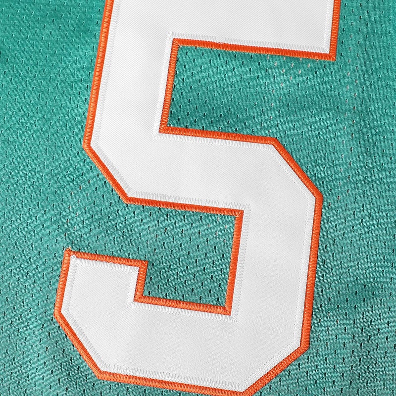 Phoneutrix #5 Ray Finkle Ace Ventura Pet Detective Jim Carrey Movie Football Jersey Green (Green, XX-Large) - Image 3